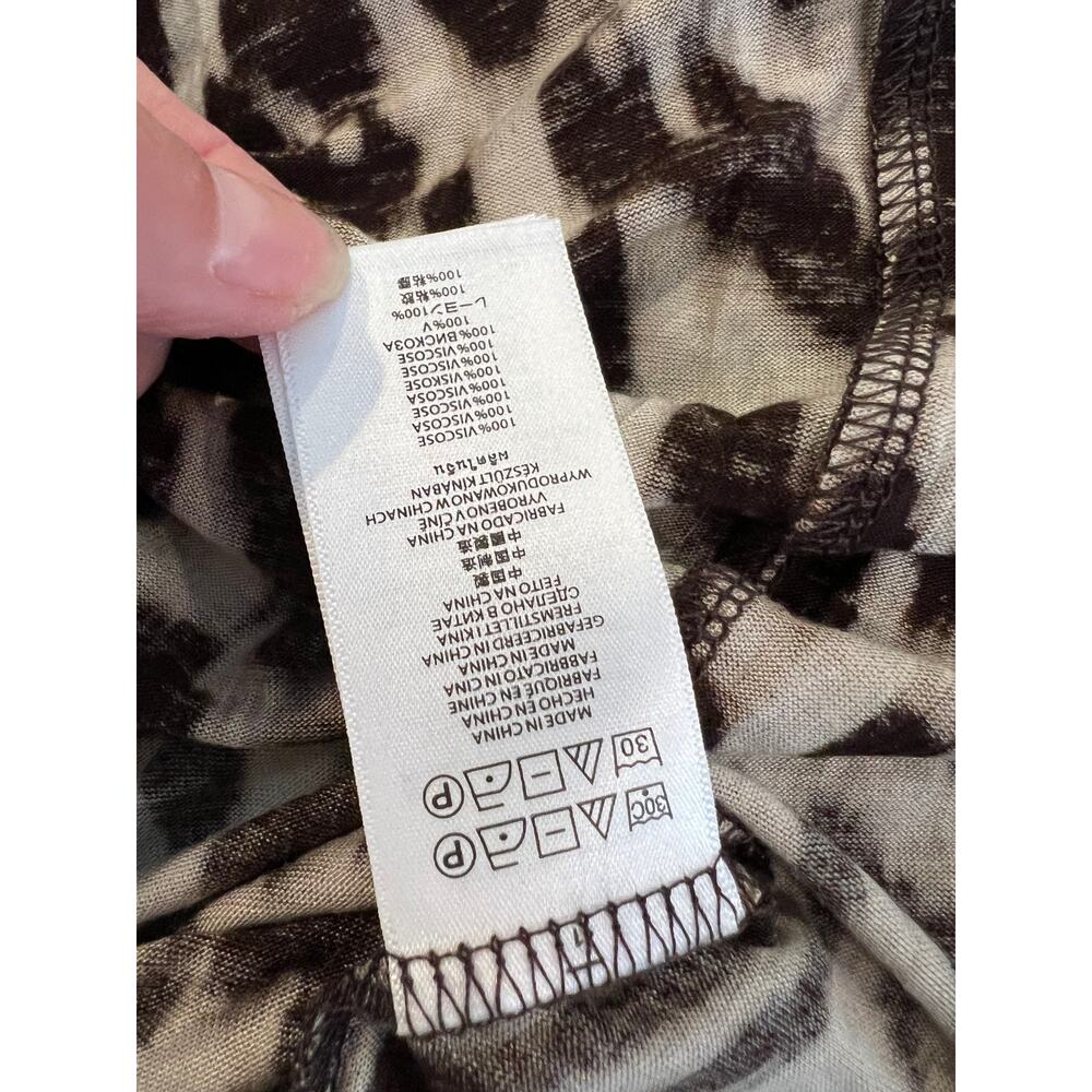 Michael Kors Animal Print Casual Knit Top M - Picture 6 of 6